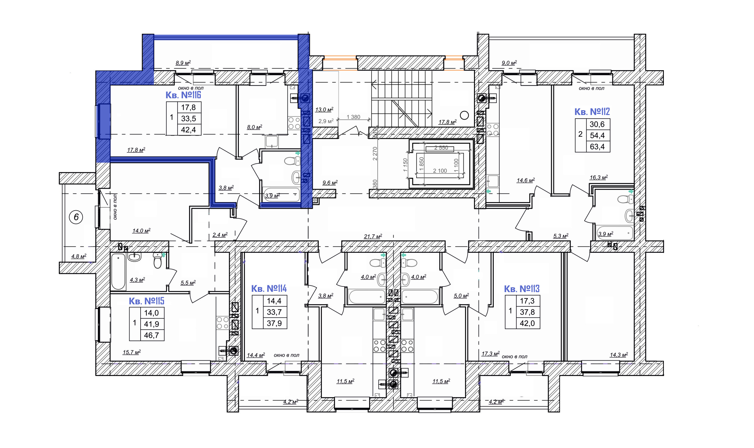 Купить 1-комнатную квартиру в Костроме от застройщика КФК №1