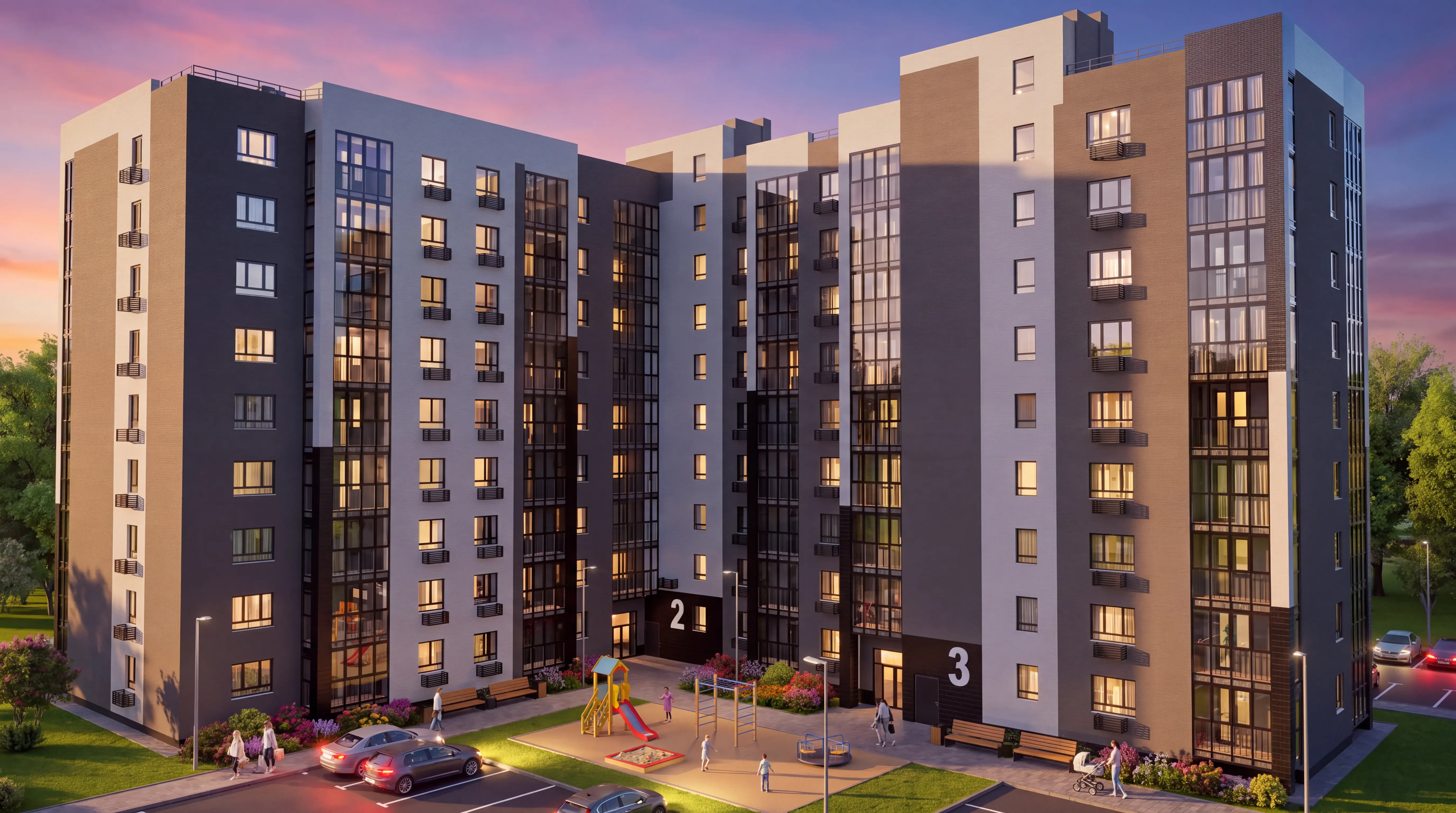 1-комнатная, 49 м² 2